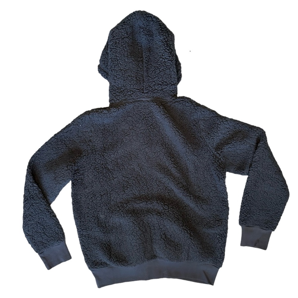 Marc New York $69 Performance Charcoal Plush Hoodie Jacket Sherpa Teddy Bear Zip - Picture 4 of 7